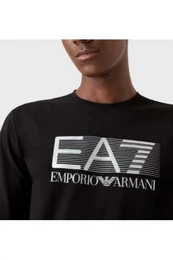 Emporio Armani EA7 Hoodies & Sweatvesten Sweatshirt Logo Black -Goedkope Emporio Armani EA7 winkel 251dd1fa465ed15742976eb4e9a20f3a
