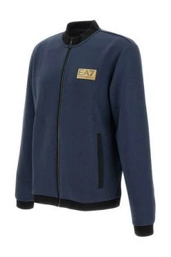Emporio Armani EA7 Hoodies & Sweatvesten Zip-throughs Blue