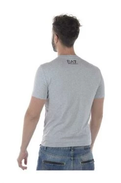 Emporio Armani EA7 Shirts T-shirt With Logo Gray