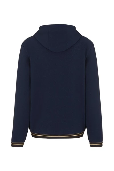 Emporio Armani EA7 Hoodies & Sweatvesten Hoodie Blue 3 Emporio Armani EA7 Hoodies & Sweatvesten Hoodie Blue
