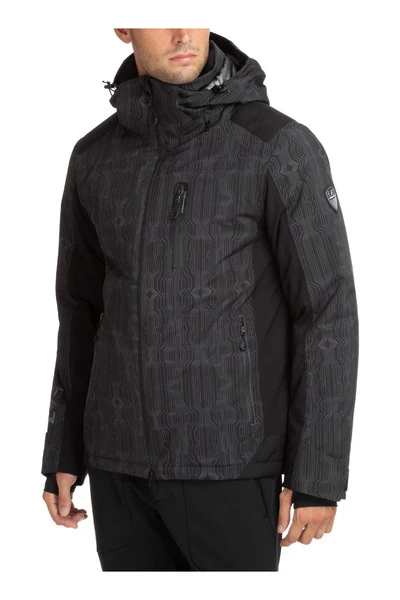 Emporio Armani EA7 Winterjassen Men's Ski Jacket Winter Stratum 7 Black 4 Emporio Armani EA7 Winterjassen Men's Ski Jacket Winter Stratum 7 Black - Afbeelding 2