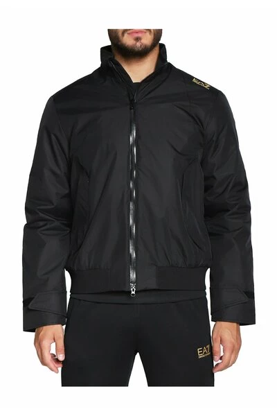 Emporio Armani EA7 Bomber Jackets Jacket Black 4 Emporio Armani EA7 Bomber Jackets Jacket Black - Afbeelding 2