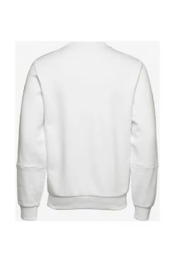 Emporio Armani EA7 Hoodies & Sweatvesten Shoulder Tape Sweatshirt White