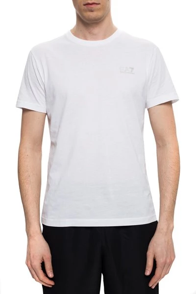 Emporio Armani EA7 Shirts T-shirt Met Logo White 6 Emporio Armani EA7 Shirts T-shirt Met Logo White - Afbeelding 4