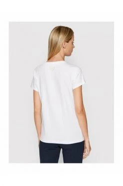 Emporio Armani EA7 T-shirts Cotton Stretch T -shirt White