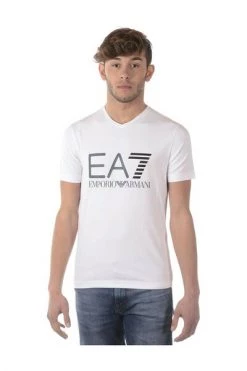 Emporio Armani EA7 Shirts T-shirt White -Goedkope Emporio Armani EA7 winkel 2df6b2eb1b9f57bef402f3fcd25e531d