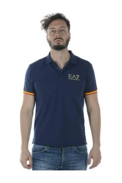 Emporio Armani EA7 Polo's Polo T-shirt Blue