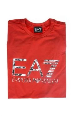 Emporio Armani EA7 Shirts T-Shirt Red -Goedkope Emporio Armani EA7 winkel 2ed427e81000921a984efa5f18da48f8