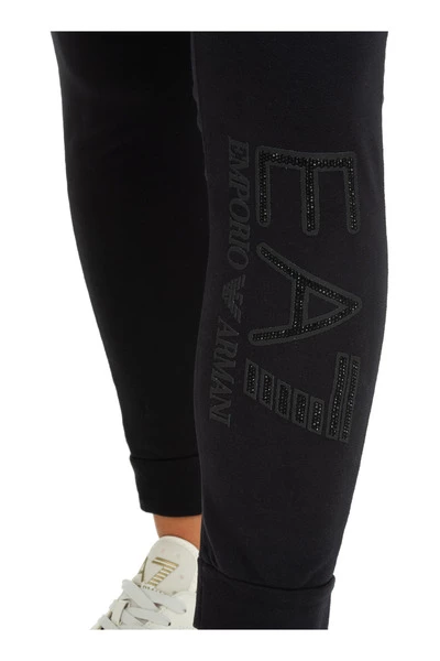 Emporio Armani EA7 Leggings & Treggings Women's Sport Tracksuit Trousers Black 5 Emporio Armani EA7 Leggings & Treggings Women's Sport Tracksuit Trousers Black - Afbeelding 3