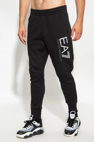 Emporio Armani EA7 Sweatpants With Logo Black 6 Emporio Armani EA7 Sweatpants With Logo Black - Afbeelding 4
