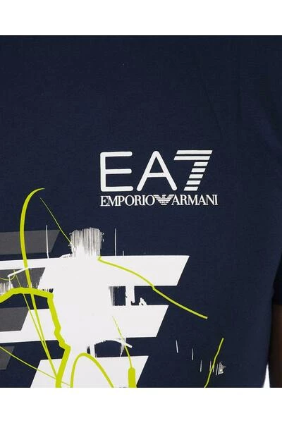 Emporio Armani EA7 Shirts T-shirt Blue 7 Emporio Armani EA7 Shirts T-shirt Blue - Afbeelding 5