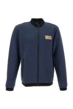 Emporio Armani EA7 Hoodies & Sweatvesten Zip-throughs Blue -Goedkope Emporio Armani EA7 winkel 32752d8a8e1137c1a15bd30f51596cfd
