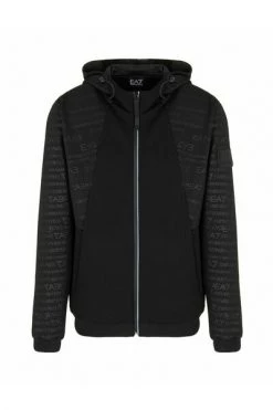 Emporio Armani EA7 Hoodies & Sweatvesten Zip-throughs Black -Goedkope Emporio Armani EA7 winkel 33727ede50a54a656fd7bf01cb5998c2