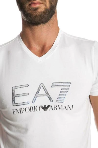 Emporio Armani EA7 Shirts T-shirt White 4 Emporio Armani EA7 Shirts T-shirt White - Afbeelding 2