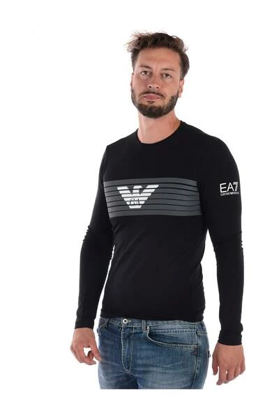 Emporio Armani EA7 Longsleeves T-shirt Black 3 Emporio Armani EA7 Longsleeves T-shirt Black