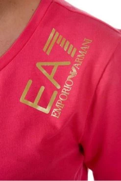 Emporio Armani EA7 T-shirts T-Shirt Pink -Goedkope Emporio Armani EA7 winkel 36ff45a1162d4617934c6fbac42da466