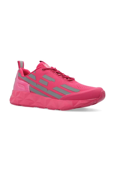 Emporio Armani EA7 Sneakers With Logo Pink 3 Emporio Armani EA7 Sneakers With Logo Pink