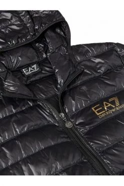 Emporio Armani EA7 Gewatteerde Jassen Jacket Black -Goedkope Emporio Armani EA7 winkel 37ec3ca95f0903b94ea8bacf8ea99828