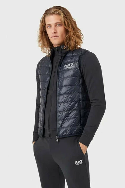 Emporio Armani EA7 Bodywarmers 8npq01 Padded Vest Blue 5 Emporio Armani EA7 Bodywarmers 8npq01 Padded Vest Blue - Afbeelding 3
