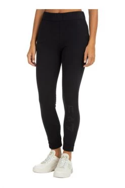 Emporio Armani EA7 Leggings & Treggings Women's Sport Tracksuit Trousers Black