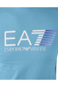 Emporio Armani EA7 Shirts T-Shirt Blue -Goedkope Emporio Armani EA7 winkel 38ca937681160256704fe9f8778c8bce