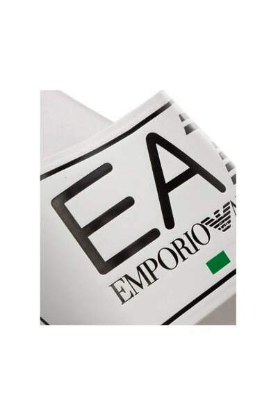 Emporio Armani EA7 Slippers PVC Mules Big Logo White 6 Emporio Armani EA7 Slippers PVC Mules Big Logo White - Afbeelding 4