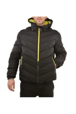 Emporio Armani EA7 Gewatteerde Jassen Jacket Black -Goedkope Emporio Armani EA7 winkel 3b01a973ec6d955c334acc0b2485e030