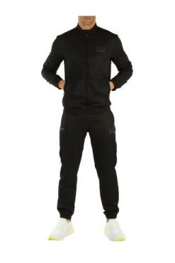Emporio Armani EA7 Hoodies & Sweatvesten Zip-throughs Black