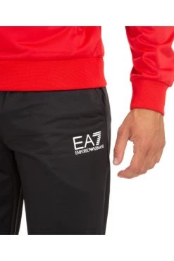 Emporio Armani EA7 Trainingspakken Tracksuit Pants With Sweatshirt Fashion 7 Lines Red
