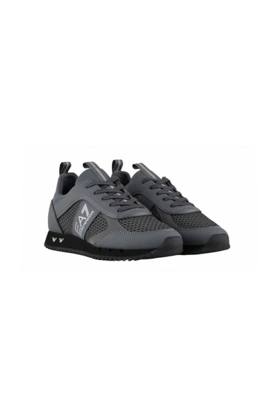 Emporio Armani EA7 Sneakers Training Ecosuede/ Mesh US22EA20 X8X027 Black 6 Emporio Armani EA7 Sneakers Training Ecosuede/ Mesh US22EA20 X8X027 Black - Afbeelding 4