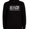 Emporio Armani EA7 Hoodies & Sweatvesten Hoodie Logo Black -Goedkope Emporio Armani EA7 winkel 3d1a66de3e9ad99b7607ac29059f9c91