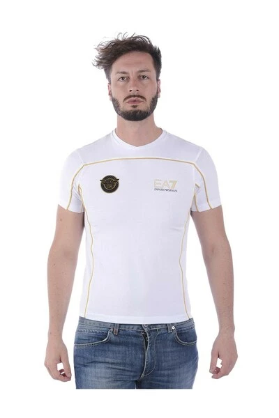 Emporio Armani EA7 Shirts T-shirt White 5 Emporio Armani EA7 Shirts T-shirt White - Afbeelding 3