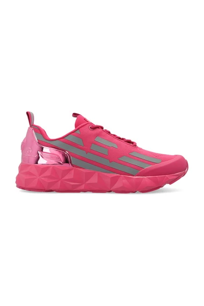 Emporio Armani EA7 Sneakers With Logo Pink 5 Emporio Armani EA7 Sneakers With Logo Pink - Afbeelding 3
