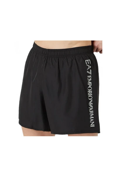 Emporio Armani EA7 Korte Broeken Casual Shorts Black 4 Emporio Armani EA7 Korte Broeken Casual Shorts Black - Afbeelding 2