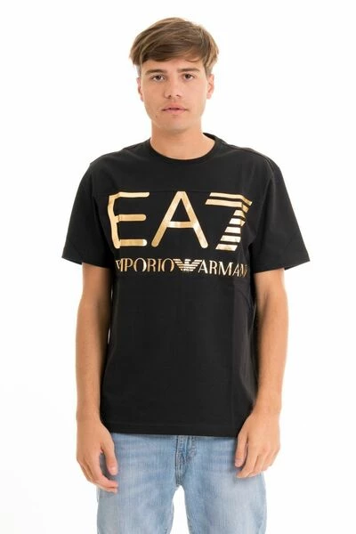 Emporio Armani EA7 T-Shirts Black 4 Emporio Armani EA7 T-Shirts Black - Afbeelding 2