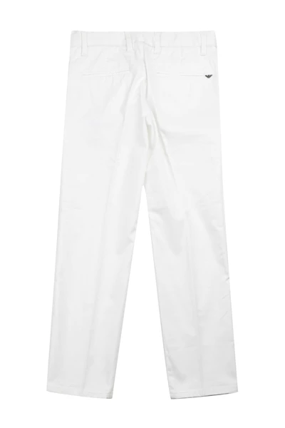 Emporio Armani EA7 Lange Broeken Trousers White 4 Emporio Armani EA7 Lange Broeken Trousers White - Afbeelding 2