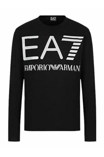 Emporio Armani EA7 Longsleeves Long Sleeve Tops Black 3 Emporio Armani EA7 Longsleeves Long Sleeve Tops Black