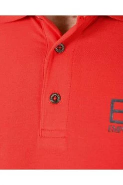 Emporio Armani EA7 Polo's Polo Shirts Red
