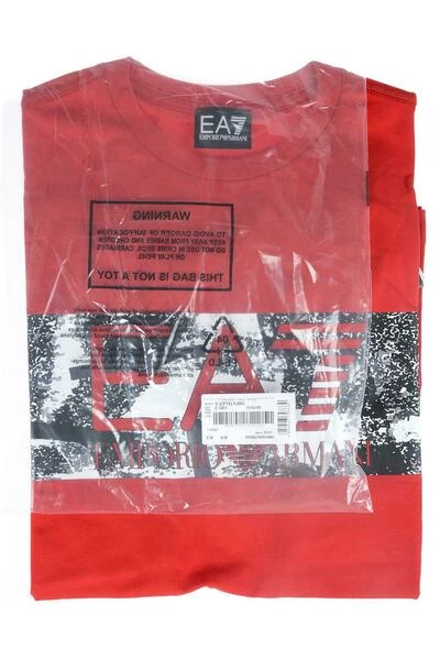 Emporio Armani EA7 Shirts T-shirt Red 8 Emporio Armani EA7 Shirts T-shirt Red - Afbeelding 6