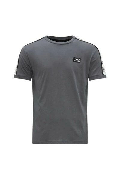 Emporio Armani EA7 Shirts EA7 Emporio Armani T-Shirt With Logo Tape Iron Gate Gray 3 Emporio Armani EA7 Shirts EA7 Emporio Armani T-Shirt With Logo Tape Iron Gate Gray