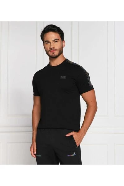 Emporio Armani EA7 T-Shirts Black 6 Emporio Armani EA7 T-Shirts Black - Afbeelding 4