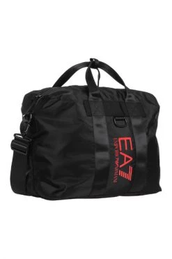 Emporio Armani EA7 Weekendtassen Men's Fitness Gym Sports Bag Black -Goedkope Emporio Armani EA7 winkel 48622471ca6e93dafe359c9716ca281a