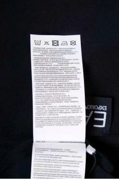 Emporio Armani EA7 Shirts T-Shirt Black -Goedkope Emporio Armani EA7 winkel 487434d699f7ded35fac1fec4c9709be