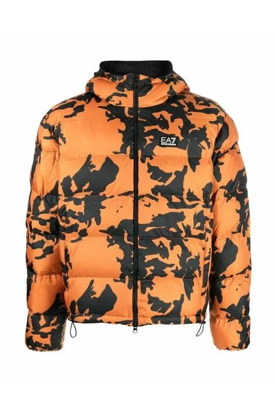 Emporio Armani EA7 Gewatteerde Jassen Down Jackets Orange 3 Emporio Armani EA7 Gewatteerde Jassen Down Jackets Orange