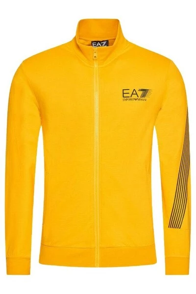Emporio Armani EA7 Trainingspakken Sweatshirt Set Yellow 2 Emporio Armani EA7 Trainingspakken Sweatshirt Set Yellow