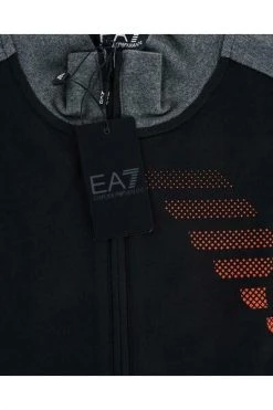 Emporio Armani EA7 Hoodies & Sweatvesten Zip-Through HOODIE Black