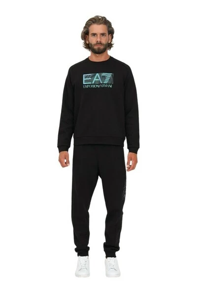 Emporio Armani EA7 Trainingspakken TRACKSUIT Black 6 Emporio Armani EA7 Trainingspakken TRACKSUIT Black - Afbeelding 4