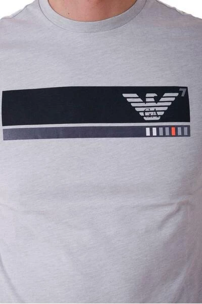 Emporio Armani EA7 Shirts T-Shirt Gray 4 Emporio Armani EA7 Shirts T-Shirt Gray - Afbeelding 2