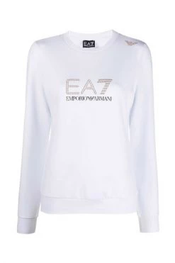 Emporio Armani EA7 Hoodies & Sweatvesten Sweater White