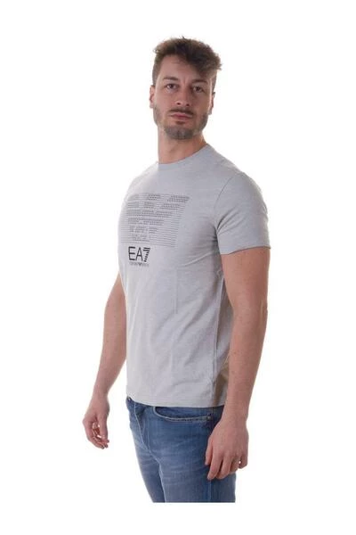 Emporio Armani EA7 Shirts T-shirt Gray 3 Emporio Armani EA7 Shirts T-shirt Gray